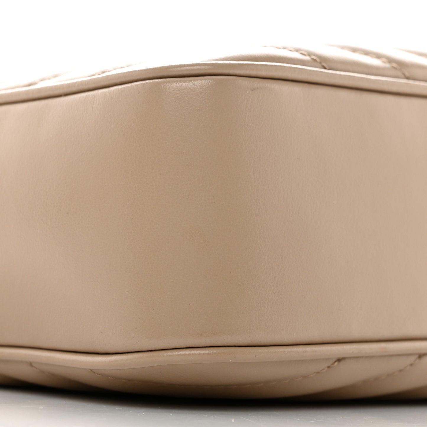 Calfskin Matelasse Monogram Lou Camera Bag Dark Beige