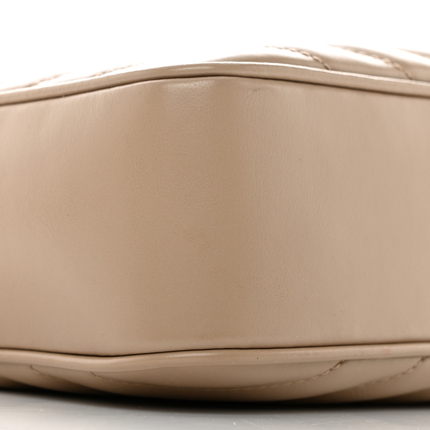 Saint Laurent Calfskin Matelasse Monogram Lou Camera Bag Dark Beige 9 of 10