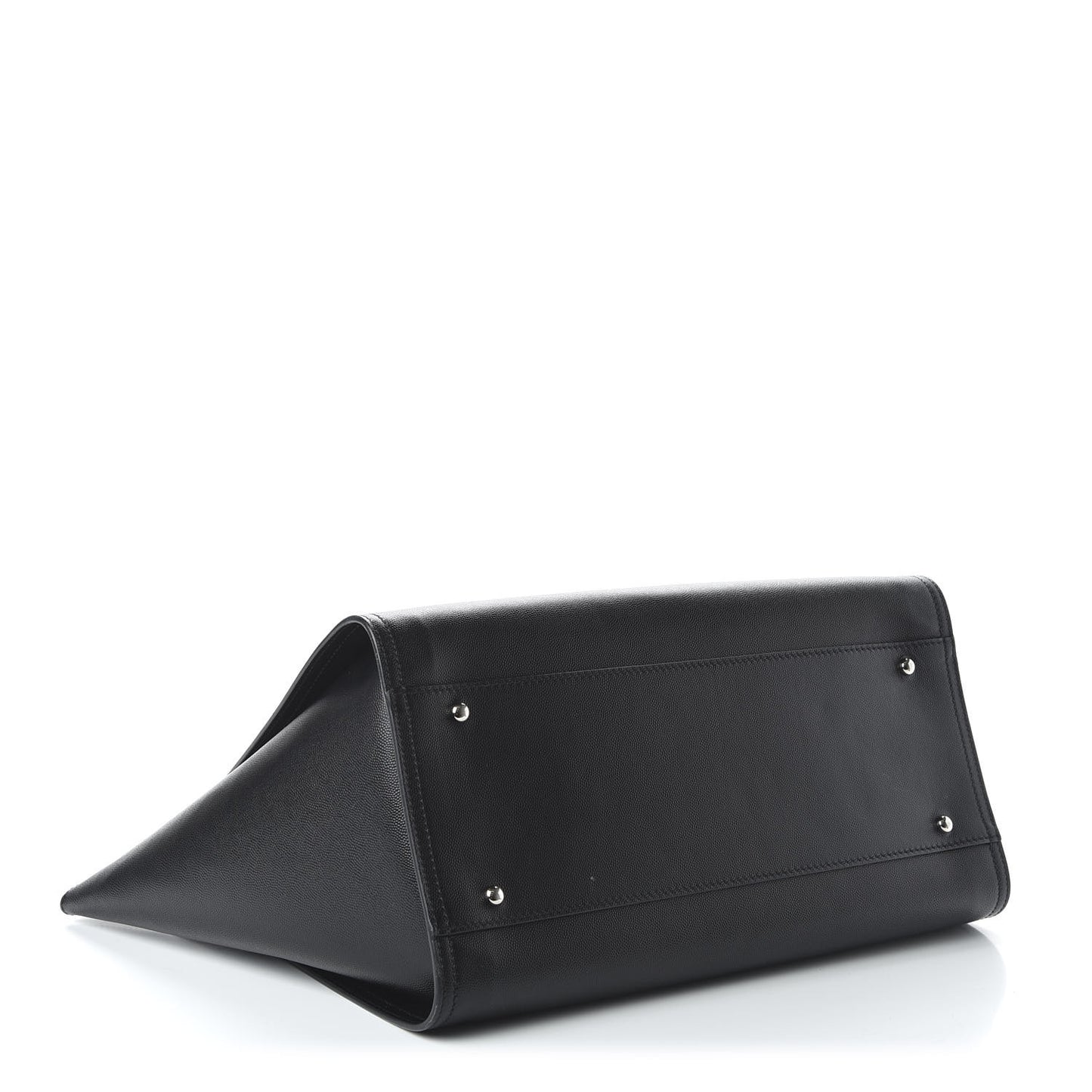 Caviar Large Studded Deauville Tote Black