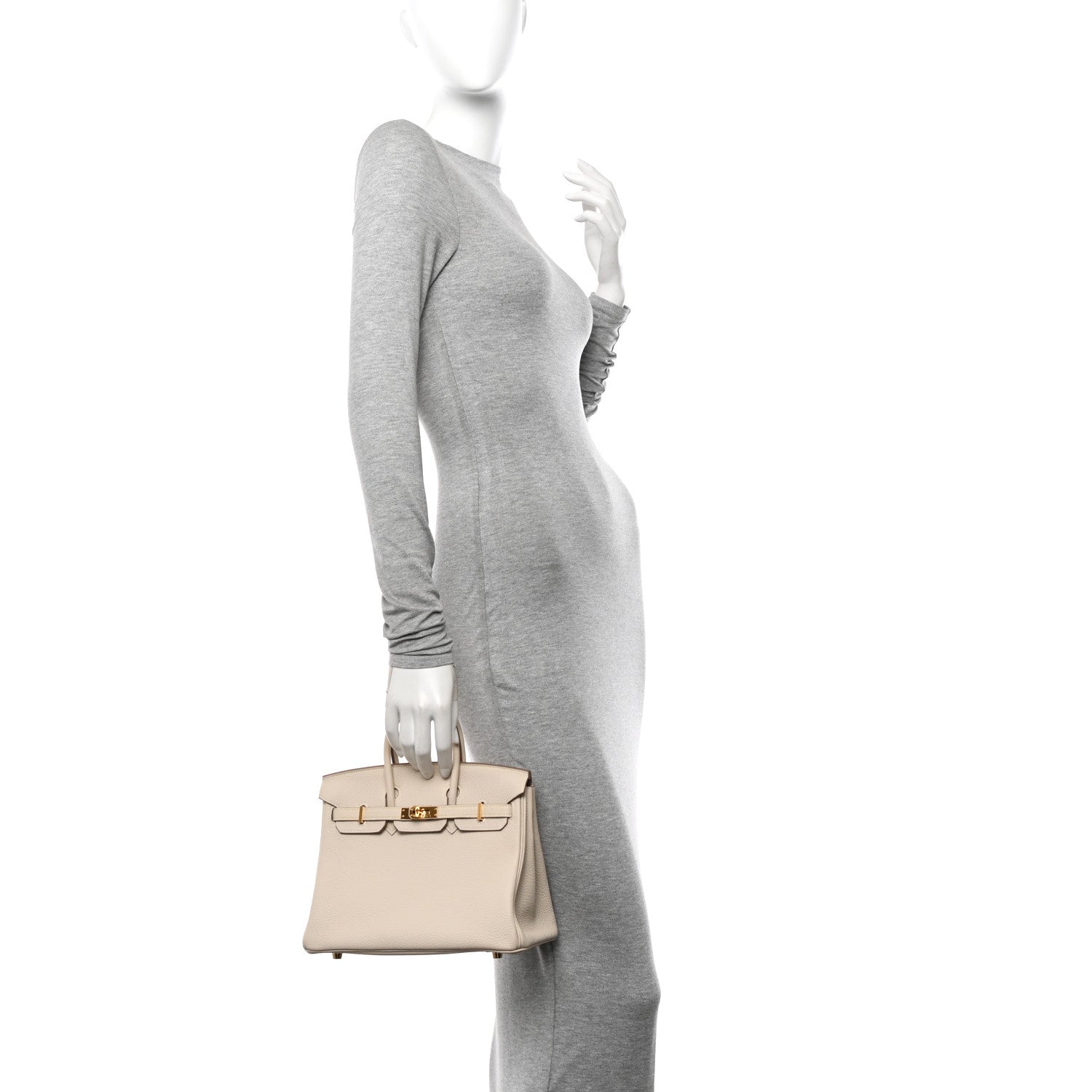 Hermes Togo Birkin 25 Craie 2 of 10