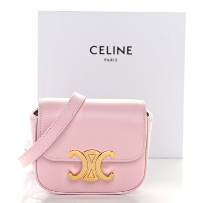 Celine Shiny Calfskin Mini Triomphe Light Pink 11 of 11