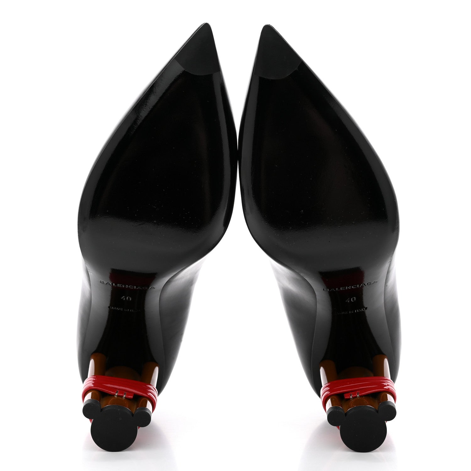 Balenciaga Calfskin Bistrot Pumps 40 Black 5 of 11