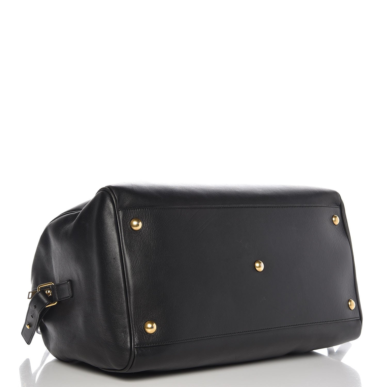 Saint Laurent Calfskin Classic Duffle 12 Black 5 of 10