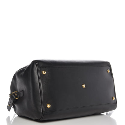 Saint Laurent Calfskin Classic Duffle 12 Black 5 of 10