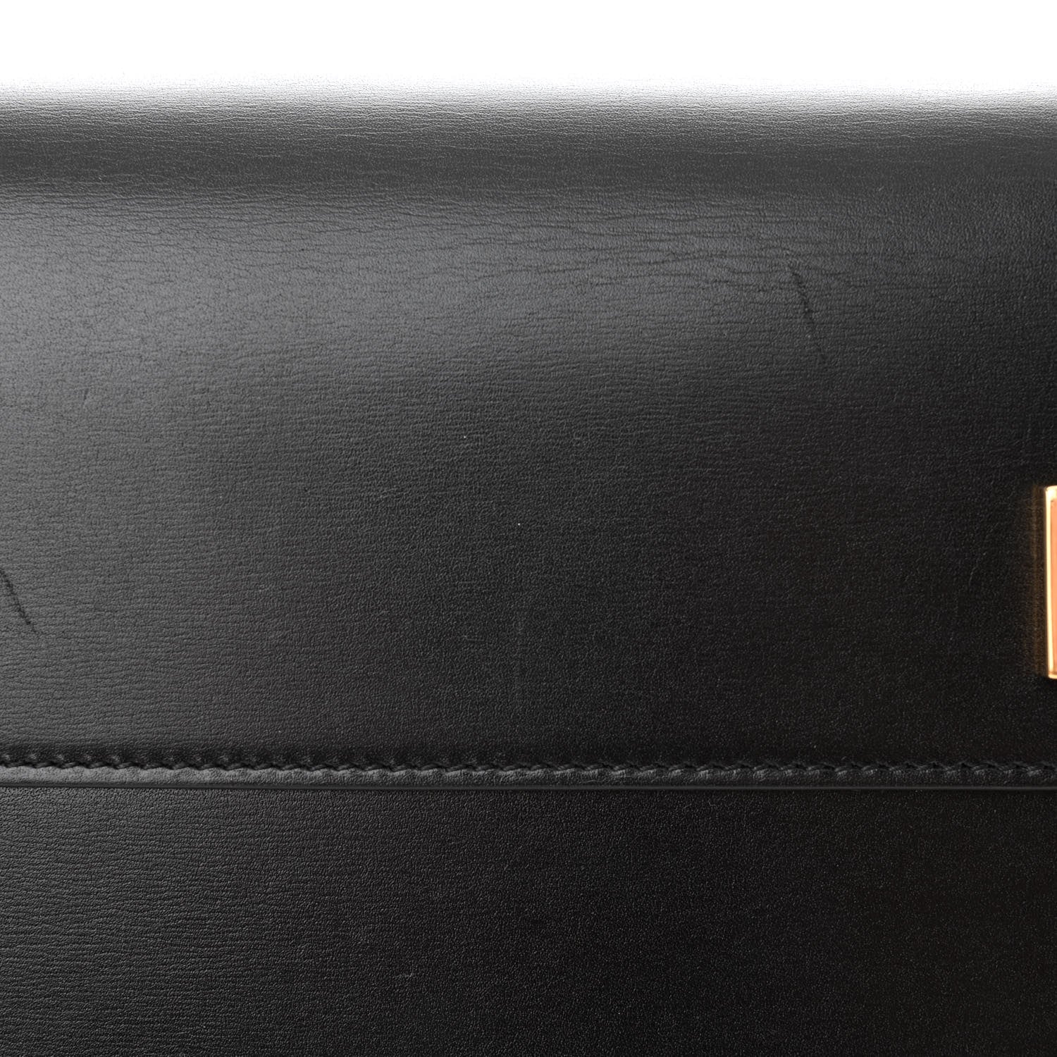 Saint Laurent Smooth Calfskin Manhattan Shoulder Bag Black Beige 10 of 12