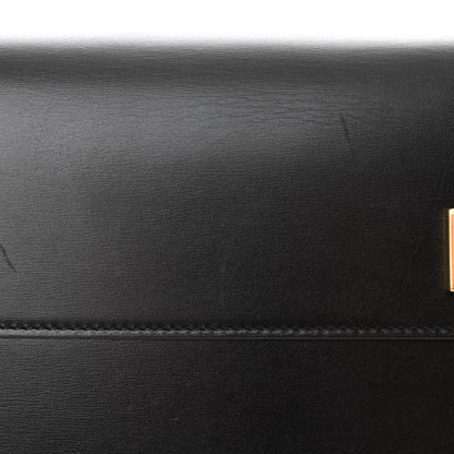 Saint Laurent Smooth Calfskin Manhattan Shoulder Bag Black Beige 10 of 12
