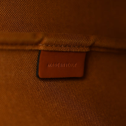 Celine Triomphe Canvas Calfskin Medium Bucket Bag Tan 6 of 9