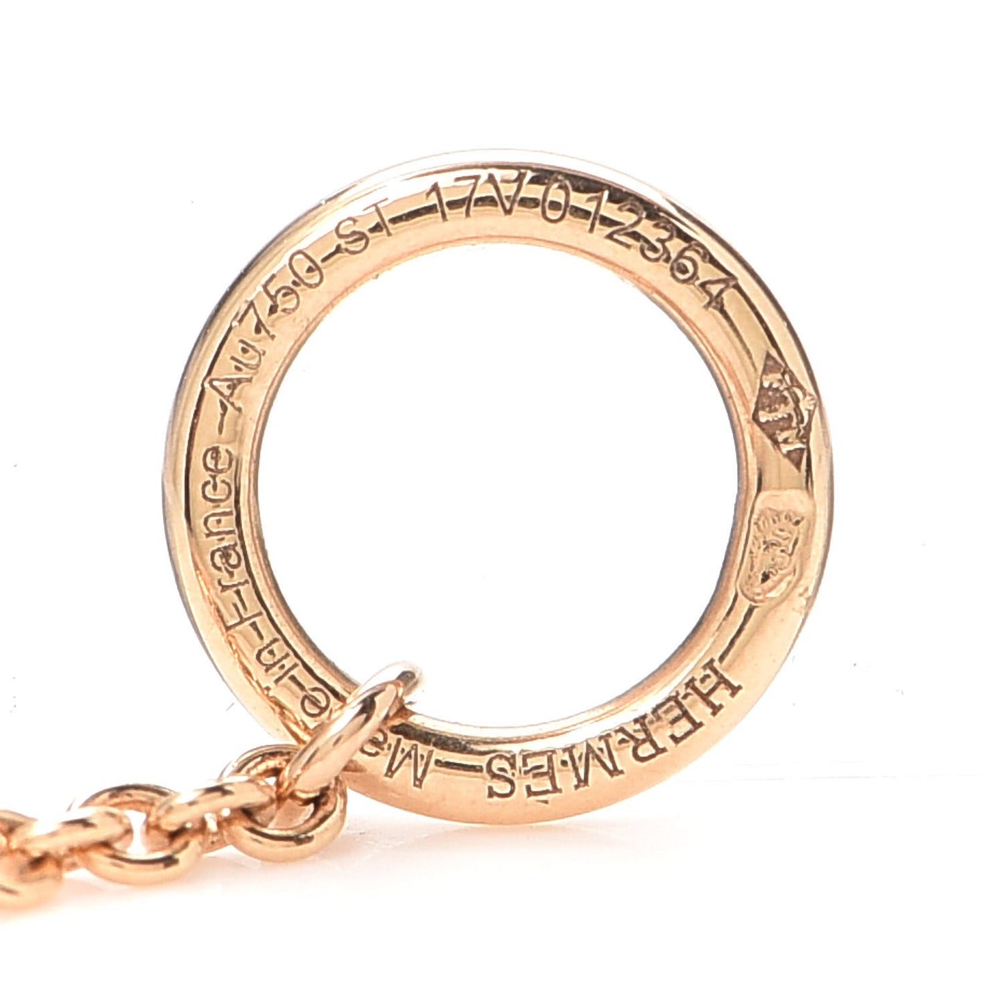 18K Rose Gold TPM Chaine d'Ancre Punk Necklace SH