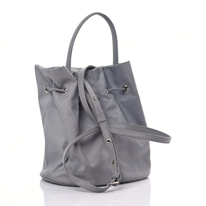 Balenciaga Nylon Wheel Logo Bucket Bag XS Gris Cendre 2 of 12