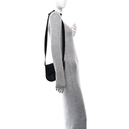 Christian Dior Coated Canvas CD Diamond Printed Mens Mini Saddle Bag Black 2 of 13