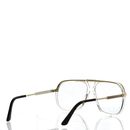 Gucci Squared Aviator GG Sunglasses GG0200S Gold 4 of 8