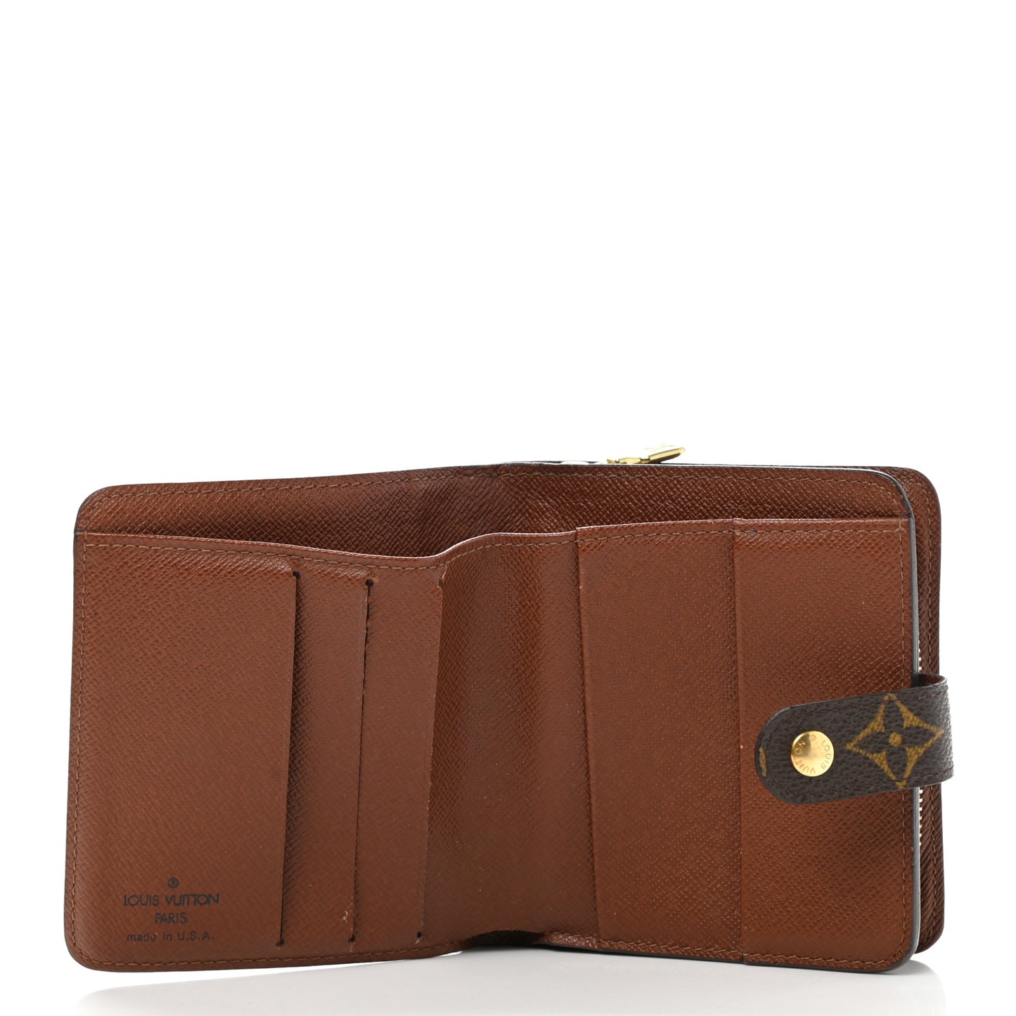Monogram Compact Zippe Zipped Wallet