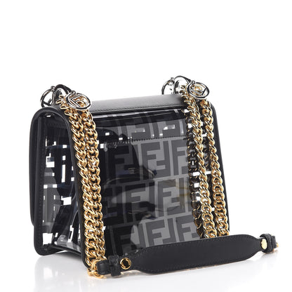 Fendi TPU FF Vitello Century F is Fendi Small Kan I Shoulder Bag Black 3 of 9