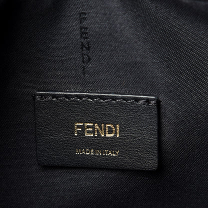 Fendi Vitello Century Bi-Color FF 1974 Embossed Mini Camera Case Maya Black 6 of 9