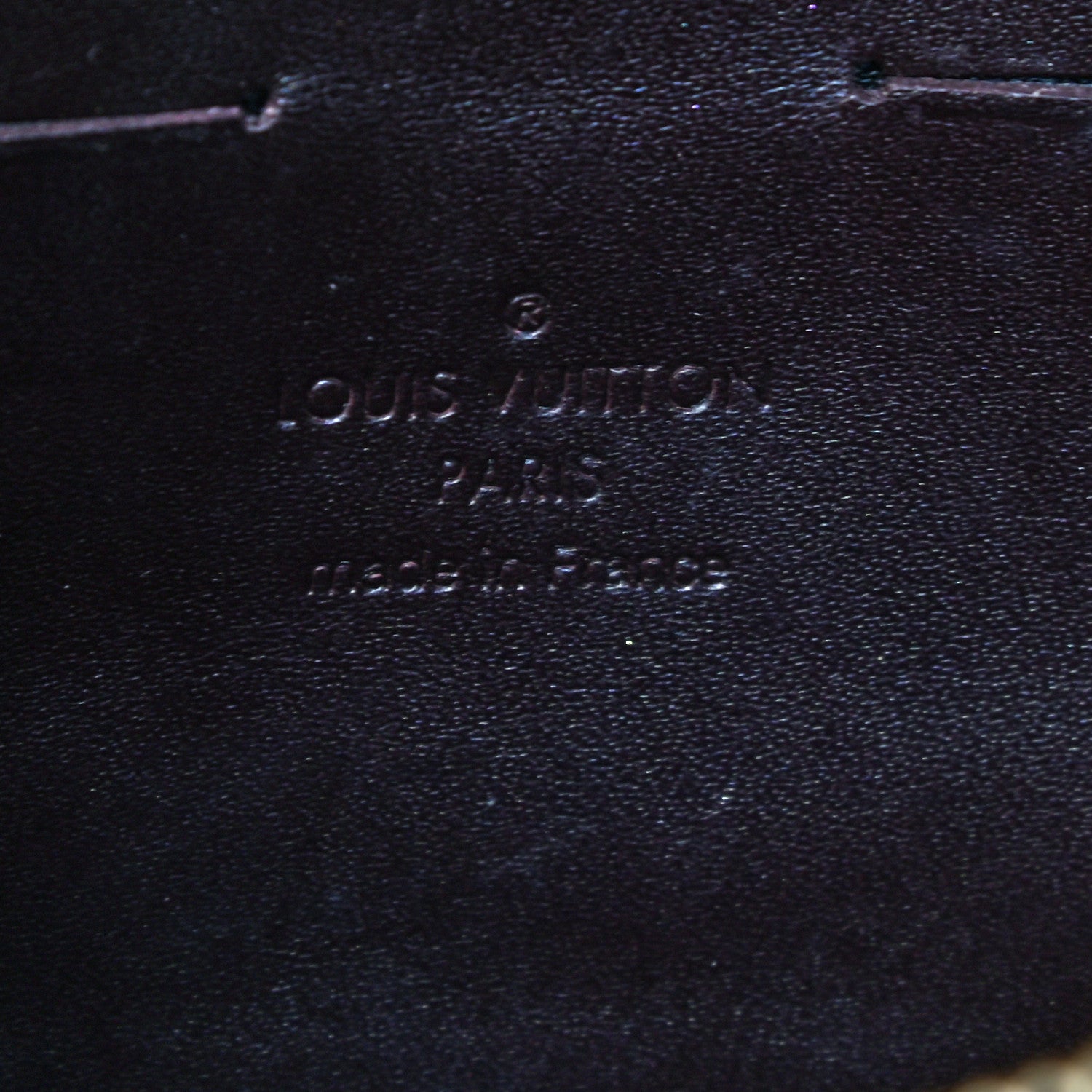 Louis Vuitton Vernis Robertson Clutch Amarante 5 of 6