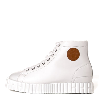Hermes Calfskin Womens Climb Sneakers 36 White 1 of 20