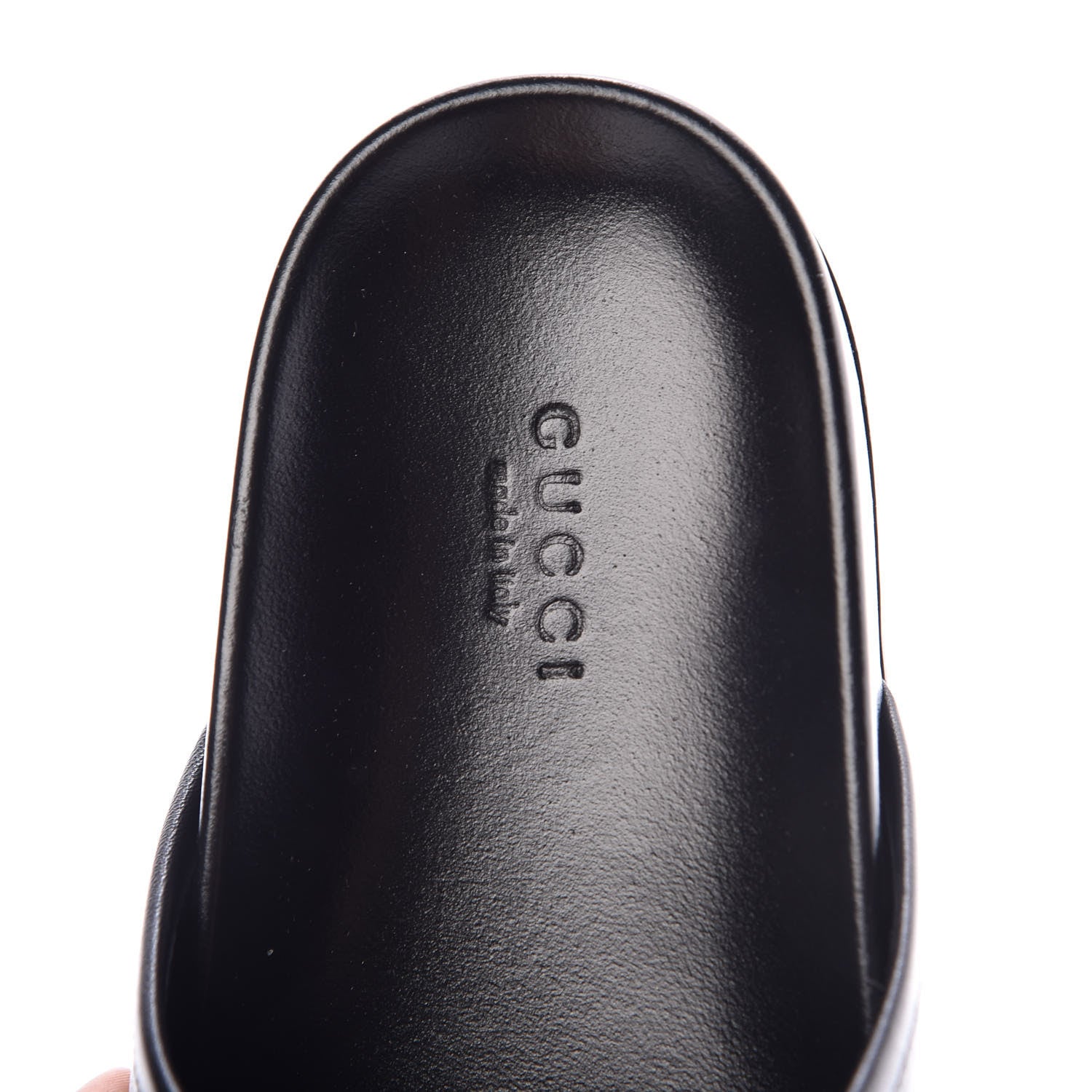 Gucci Malaga Kid Horsebit River Slippers 37 Black 5 of 11