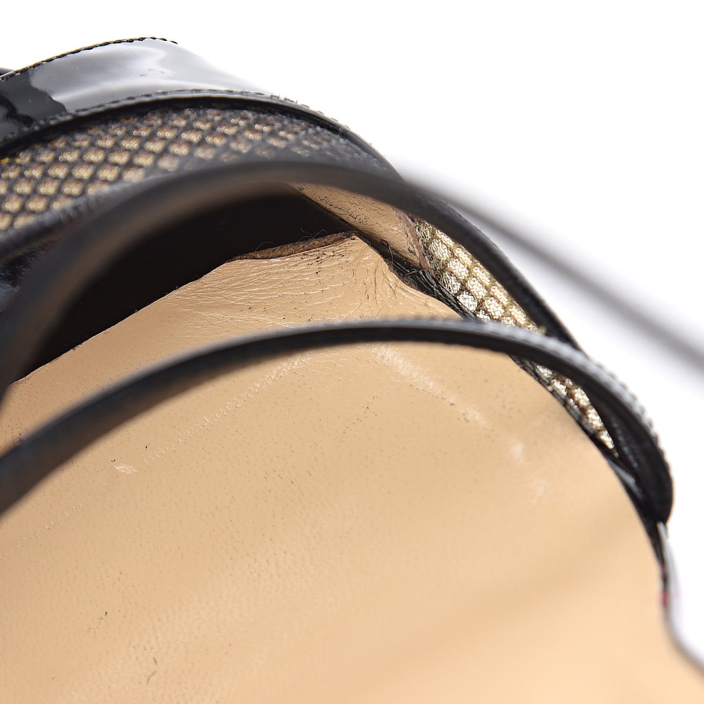 Patent Mesh Silkova 100 Sandals 40.5 Black