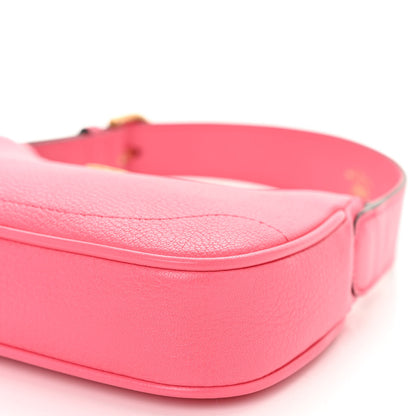 Gucci Goatskin Mini Aphrodite Shoulder Bag Rhodamine Pink 9 of 9