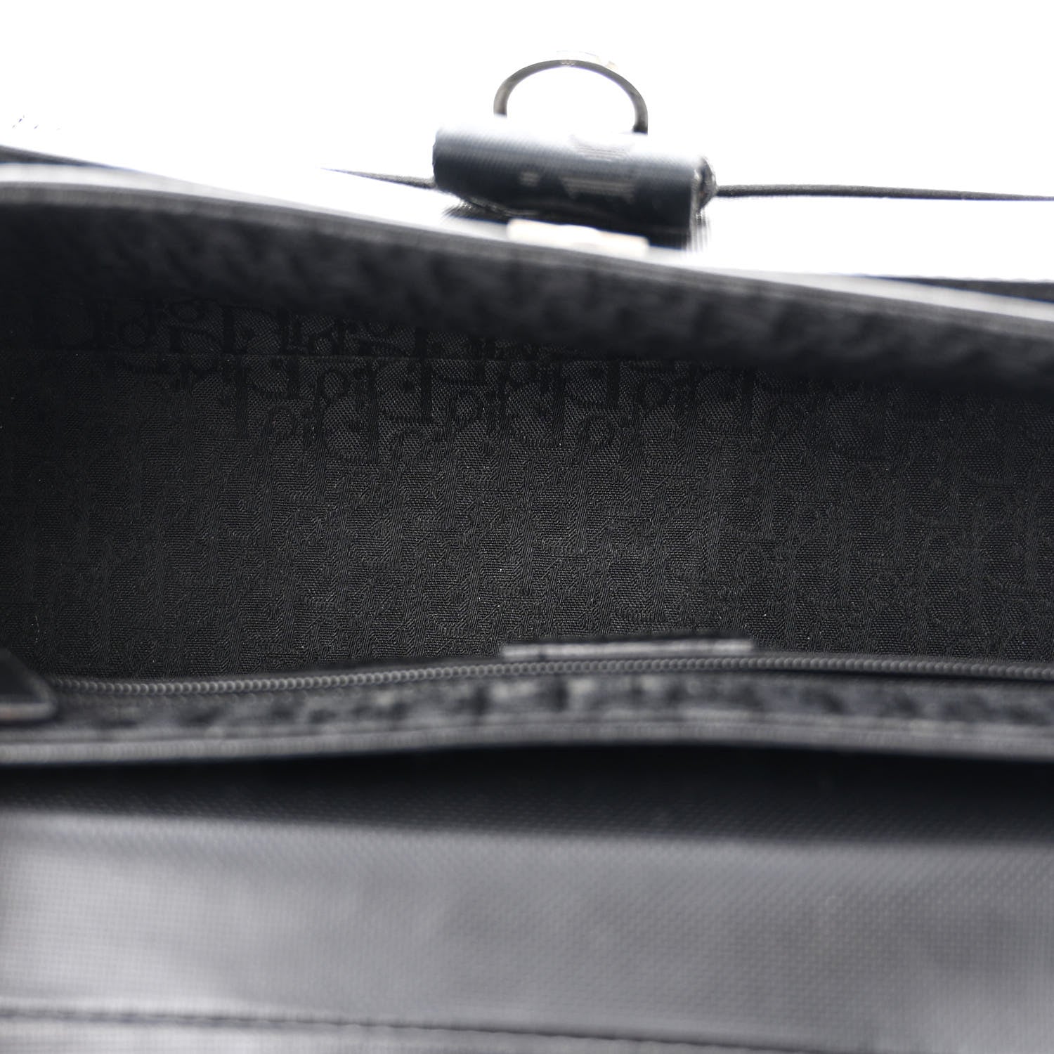 Christian Dior Coated Canvas Crystal Hardcore Bag Black 5 of 16