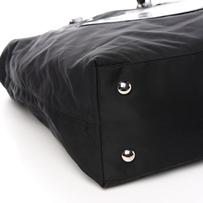 Prada Tessuto Nylon Logo Tote Black 6 of 8