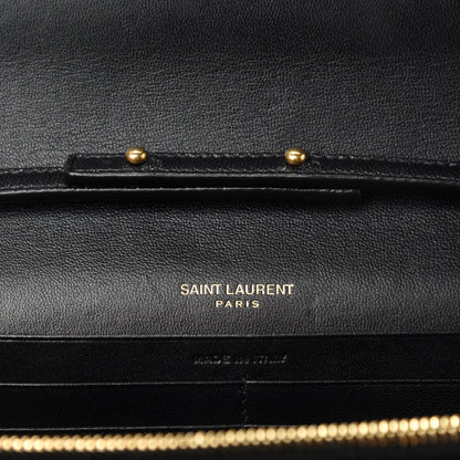 Saint Laurent Calf Hair Monogram Chain Wallet Leopard 10 of 12