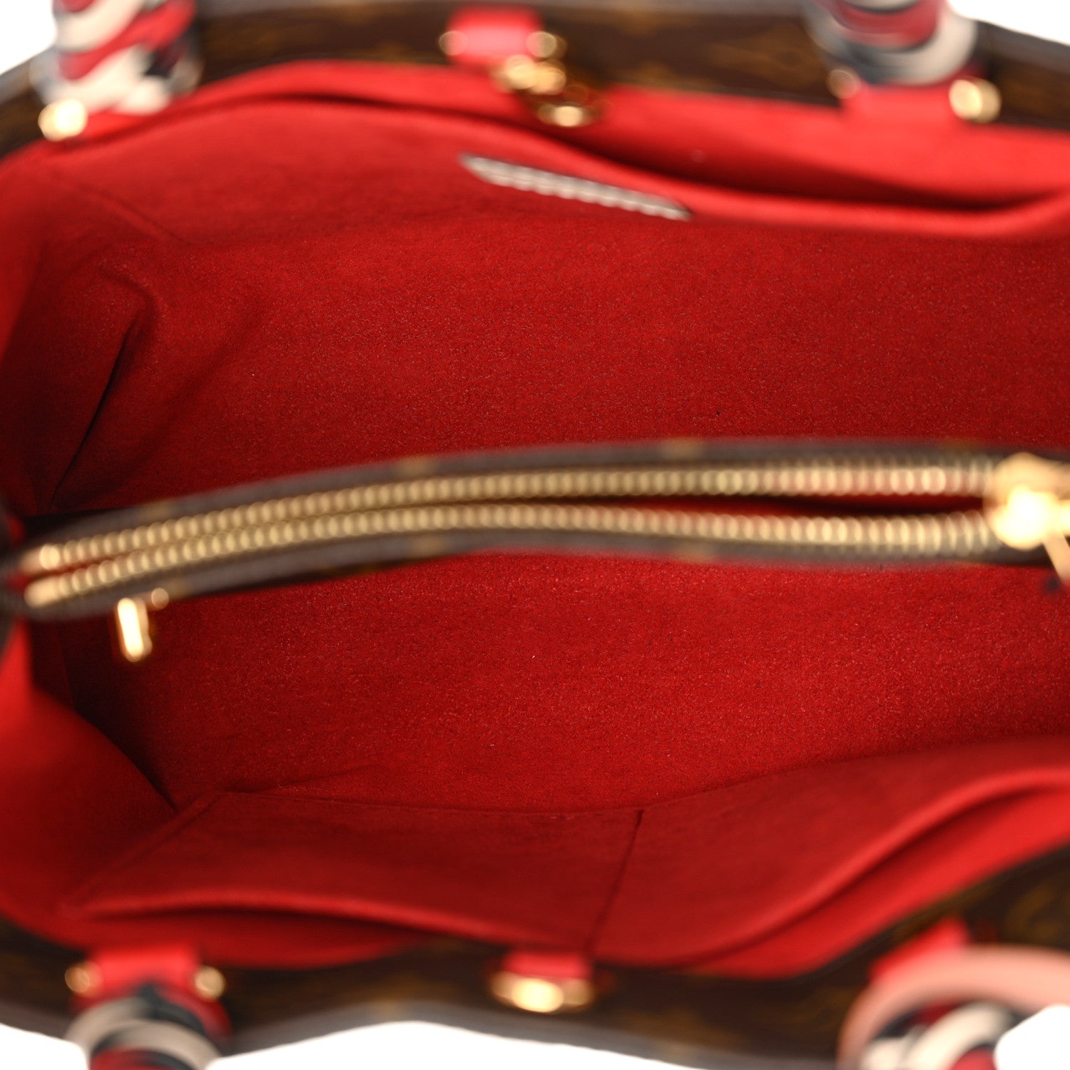 Louis Vuitton Monogram Braided Montaigne BB Coquelicot Creme Safran Peach 5 of 11