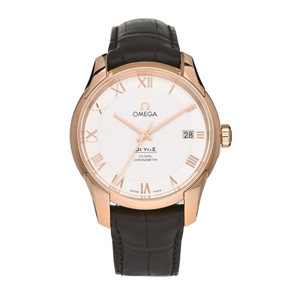 Omega 18K Red Gold Alligator 41mm De Ville Co-Axial Automatic Watch 431.53.41.21.02.001 1 of 5