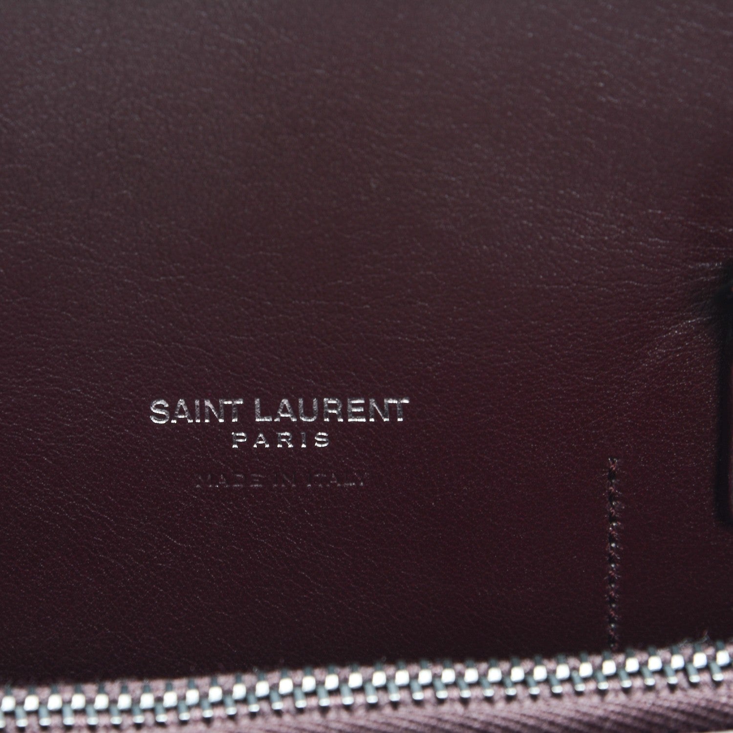 Saint Laurent Grained Calfskin Small Classic Sac De Jour Bordeaux 7 of 7