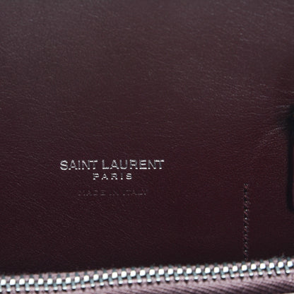 Saint Laurent Grained Calfskin Small Classic Sac De Jour Bordeaux 7 of 7