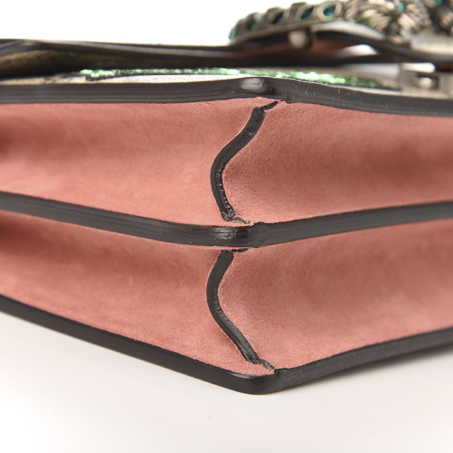 Gucci GG Supreme Monogram Dragonfly Embroidered Small Dionysus Shoulder Bag Taupe 10 of 12