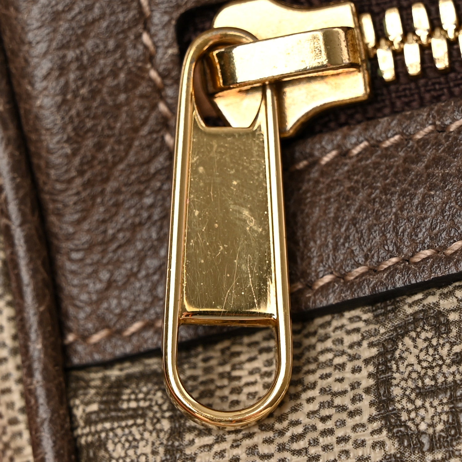 Gucci GG Supreme Monogram Web Small Ophidia Belt Bag 85 34 Dark Brown 12 of 13