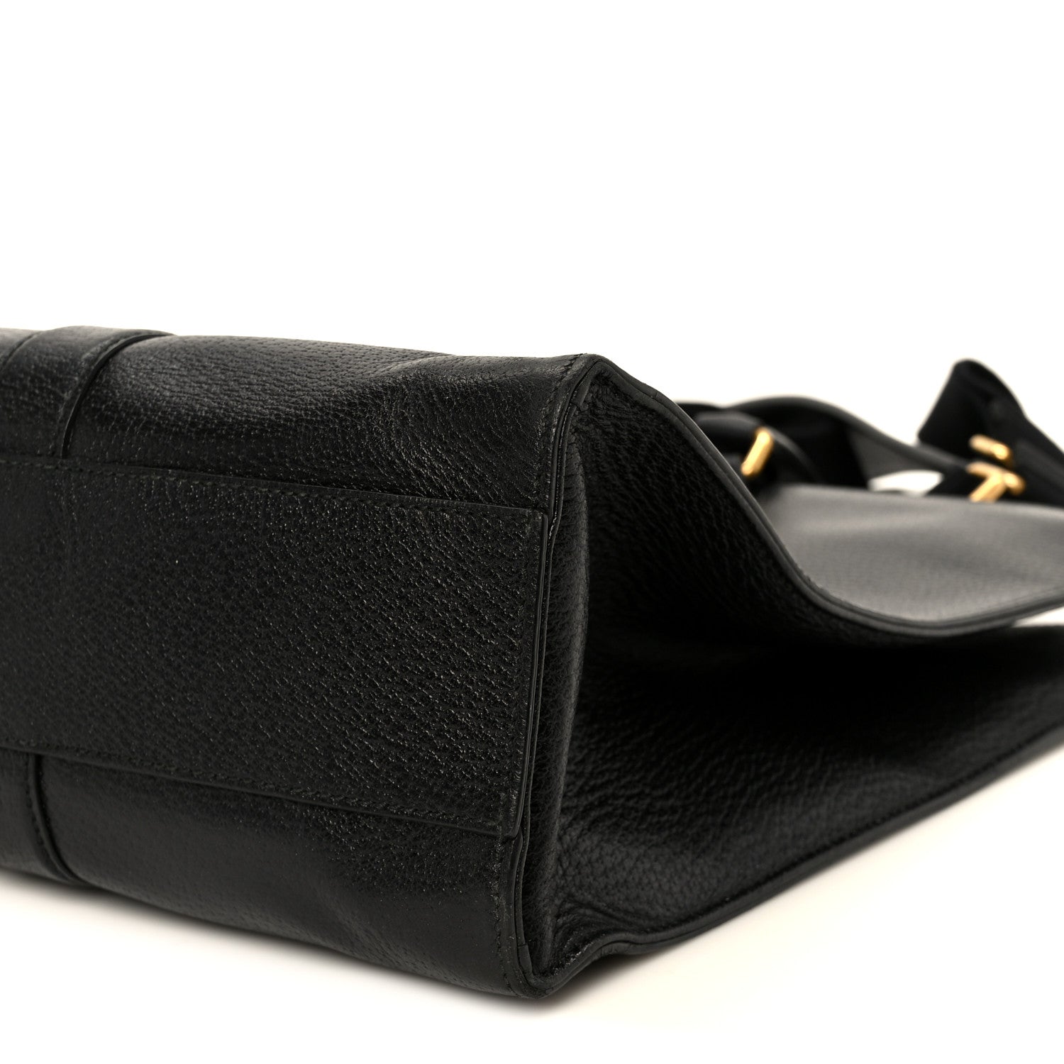 Gucci Grained Calfskin Web Top Handle Tote Black 11 of 11