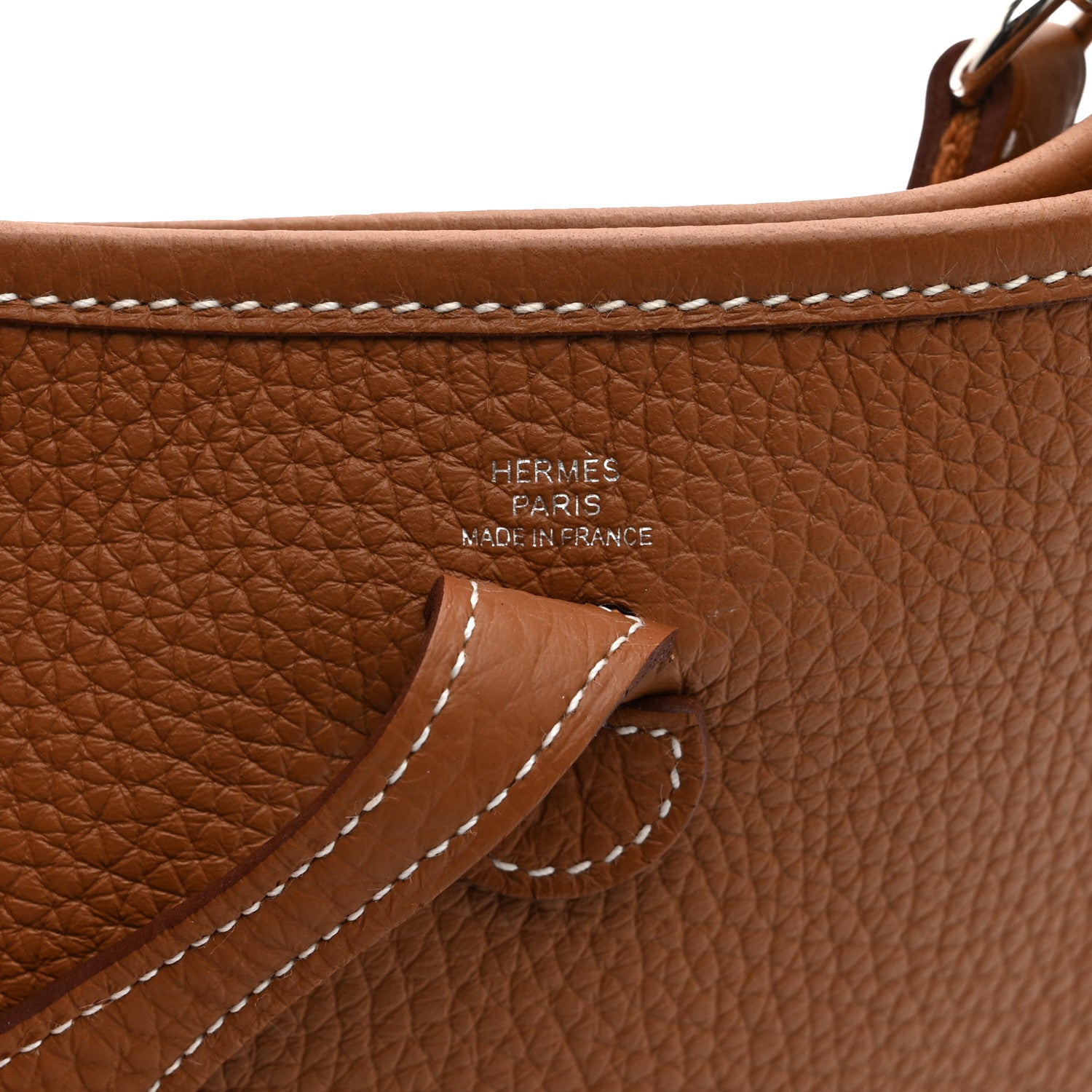 Hermes Taurillon Clemence Evelyne TPM Gold 6 of 11