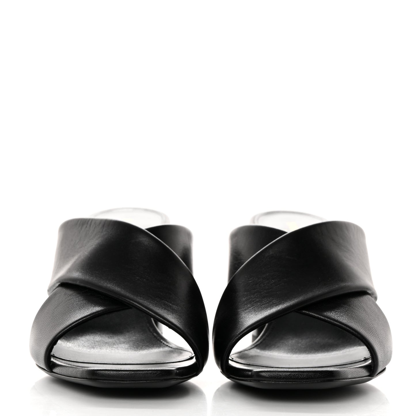 Calfskin LouLou 70 Mules 40 Black