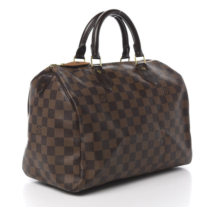 Louis Vuitton Damier Ebene Speedy 30 2 of 12