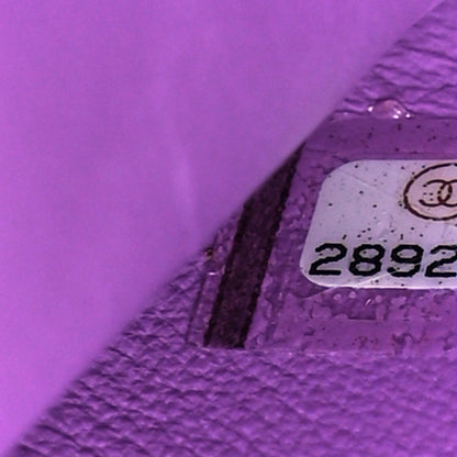 Chanel Caviar Quilted Medium CC Filigree Vanity Case Purple 7 of 11