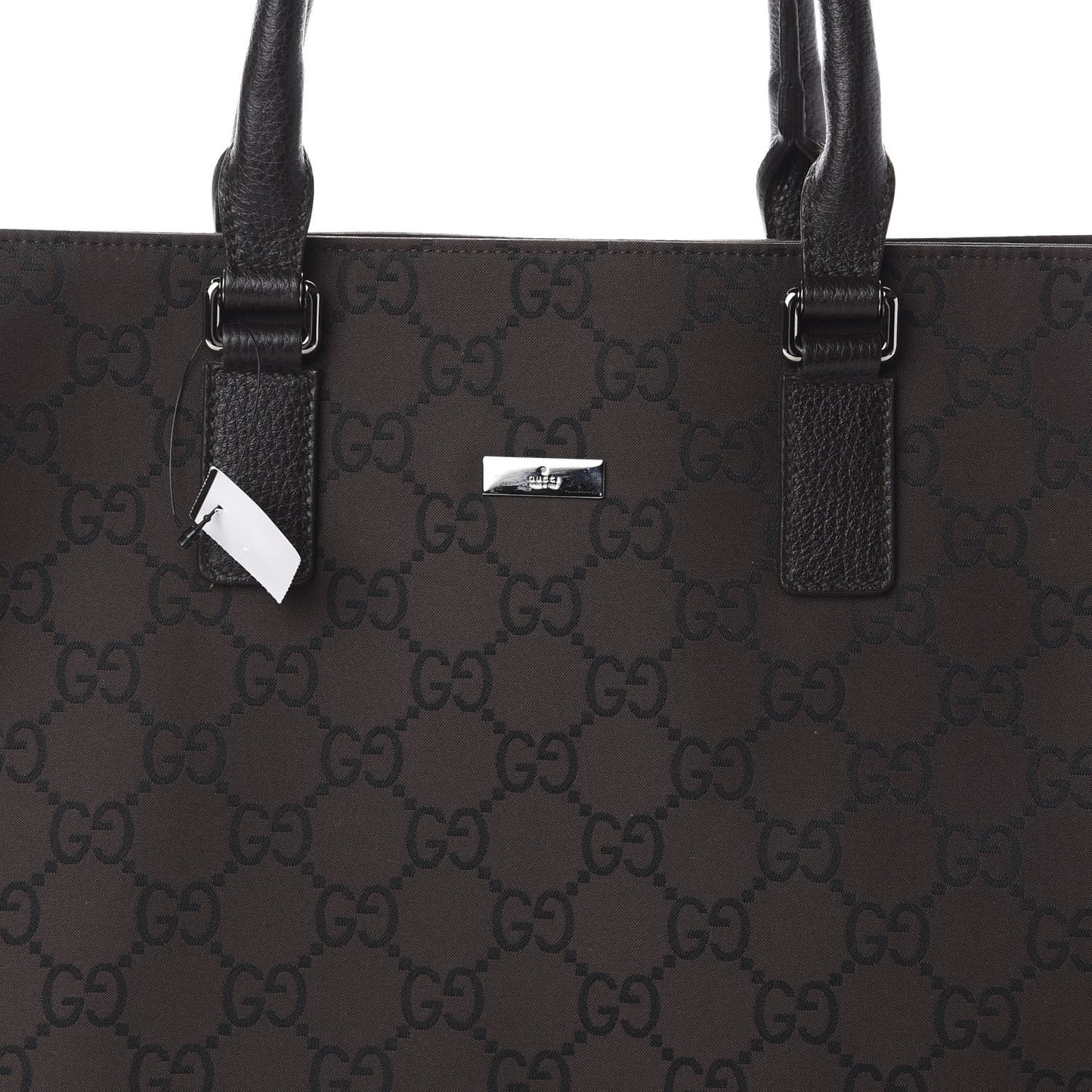 Nylon Monogram Executive Bag Dark Brown