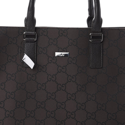 Gucci Nylon Monogram Executive Bag Dark Brown 8 of 8