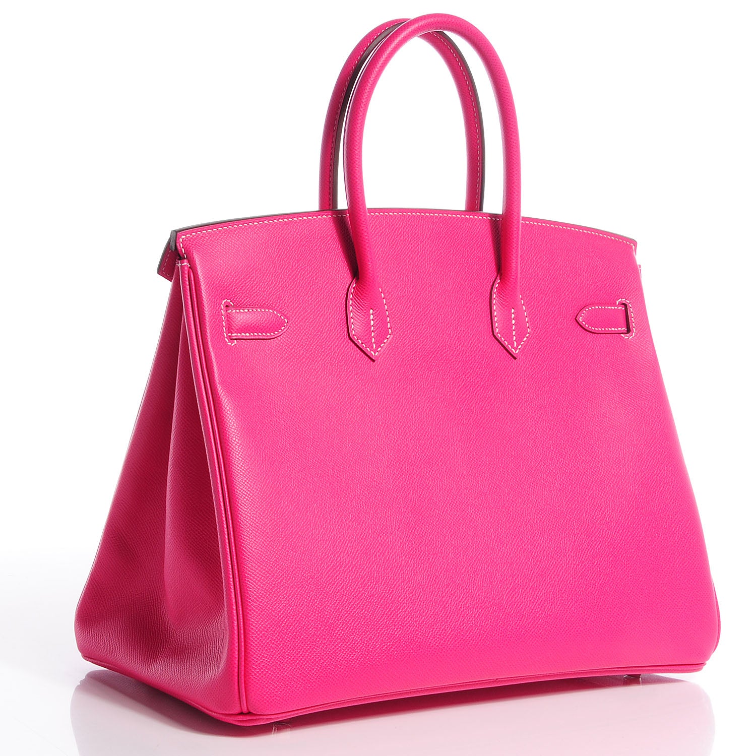 Hermes Epsom Candy Birkin 35 Rose Tyrien and Rubis 3 of 15