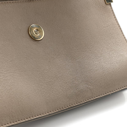 Chloe Suede Calfskin Small Faye Shoulder Bag Motty Grey 16 of 16