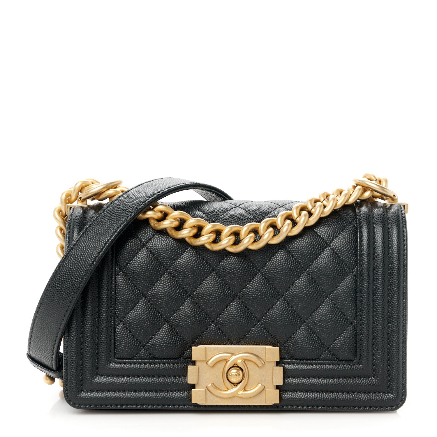 Chanel Caviar Quilted Small Boy Flap Black 1 of 11