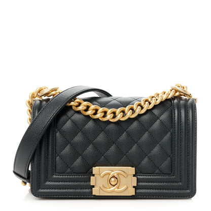 Chanel Caviar Quilted Small Boy Flap Black 1 of 11