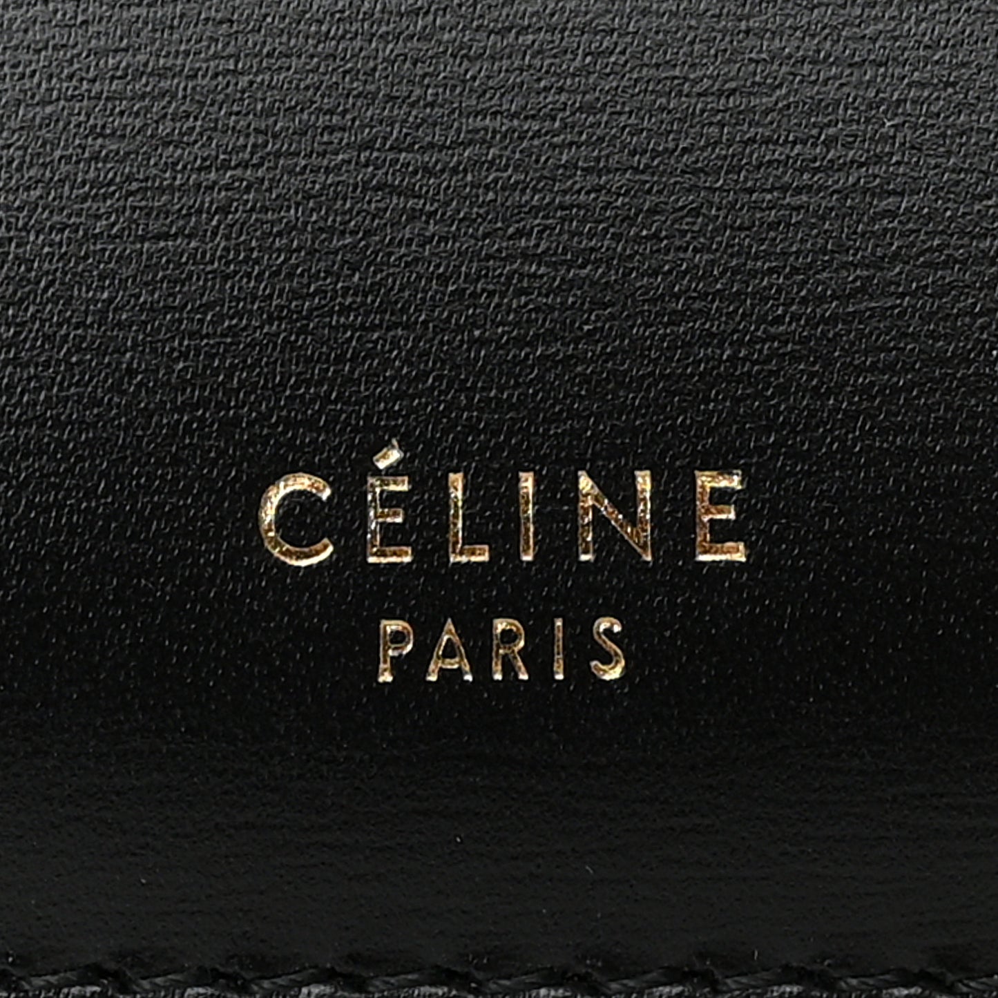 Box Calfskin Medium Clasp Bag Black