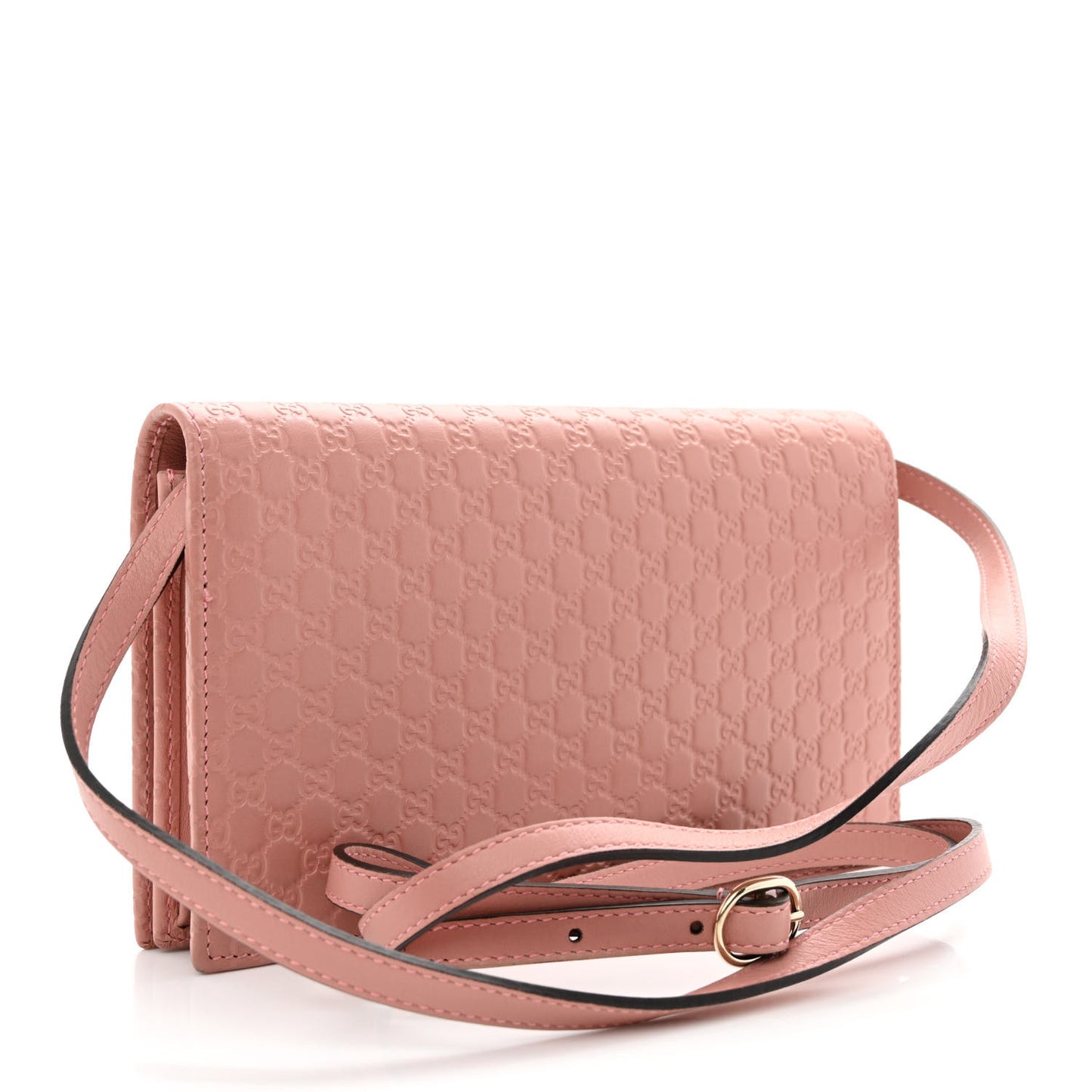 Microguccissima Crossbody Wallet Soft Pink