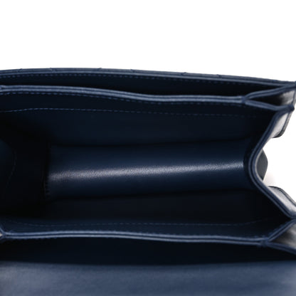 Chanel Calfskin Quilted Small Coco Lady Flap Navy Navy 5 of 10