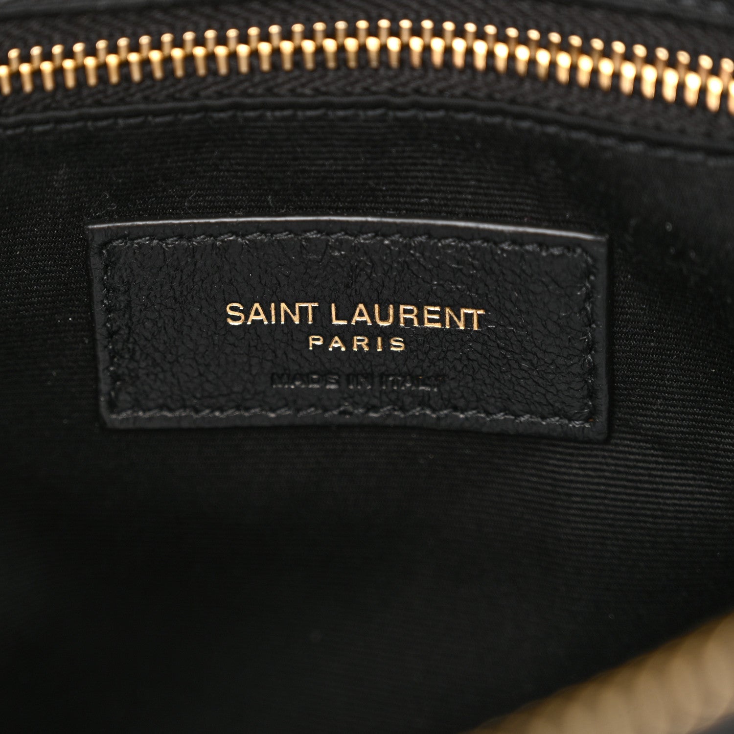 Saint Laurent Calfskin Y Quilted Monogram Medium Loulou Chain Satchel Black 6 of 10