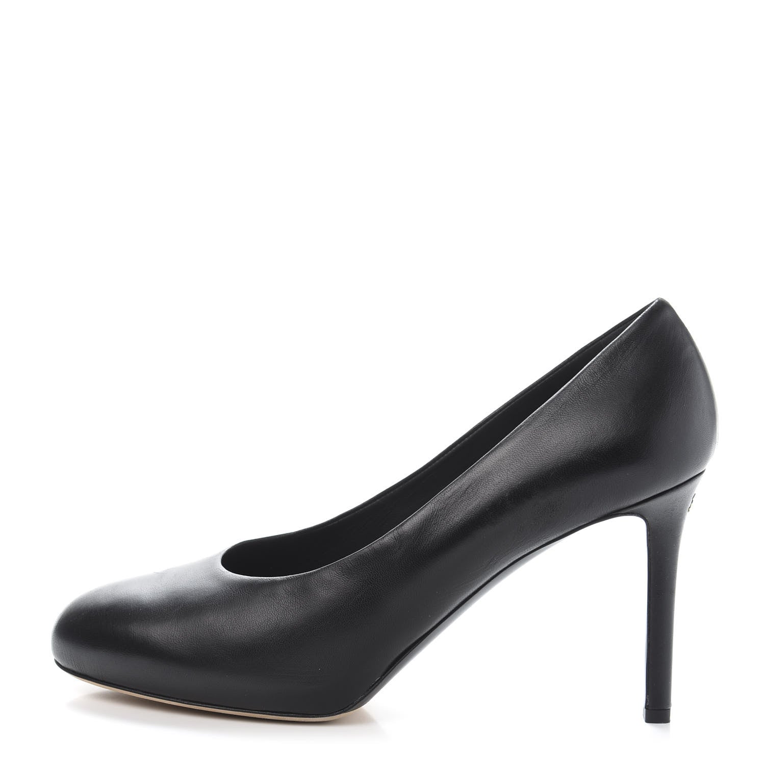 Chanel Lambskin CC Pumps 40.5 Black 1 of 13