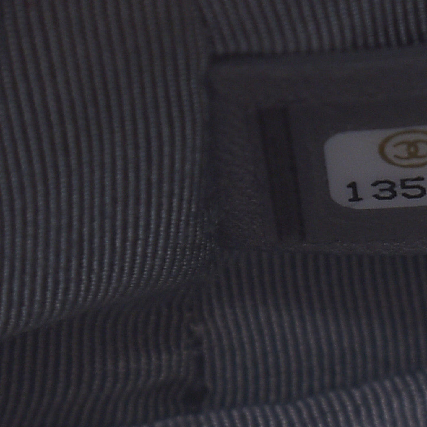 Glazed Calfskin Quilted Tote Grey