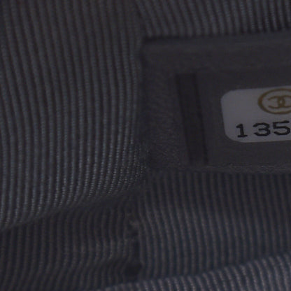 Chanel Glazed Calfskin Quilted Tote Grey 8 of 20